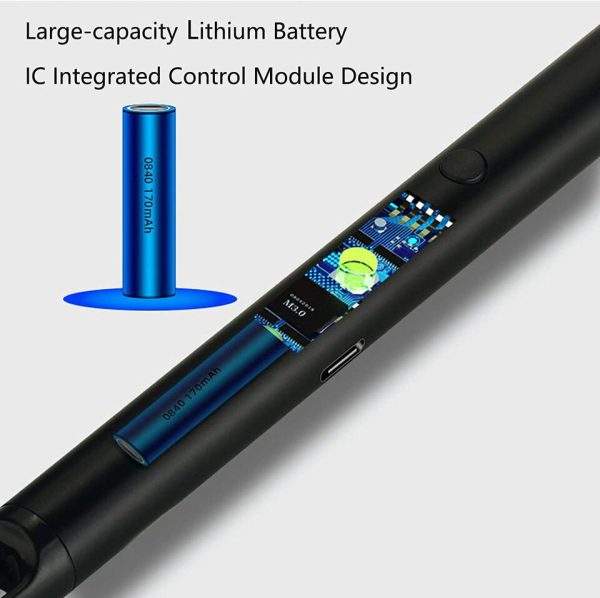 Electric Lighter Rechargeable Usb, With 360°flexible Long Neck Flameless Lighter