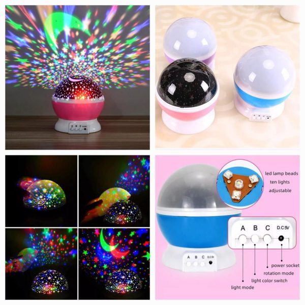 Star Master Children Projector Starry Sky Lamp (random Color)