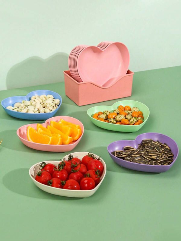 Multi Color Plate Set With Stand